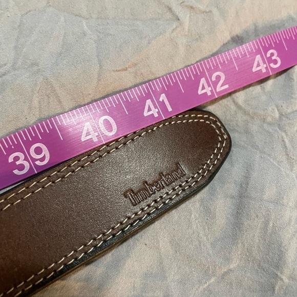 Timberland Brown Genuine Leather Belt - Picture 8 of 8